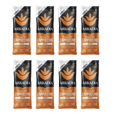 Arkadia Vending Cappuccino Milk Topping – 8 x 750g Bundle